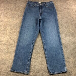 Levi Womens 28x31 (Actual 28x30) Blue 94 Baggy High Rise Straight Leg Jeans